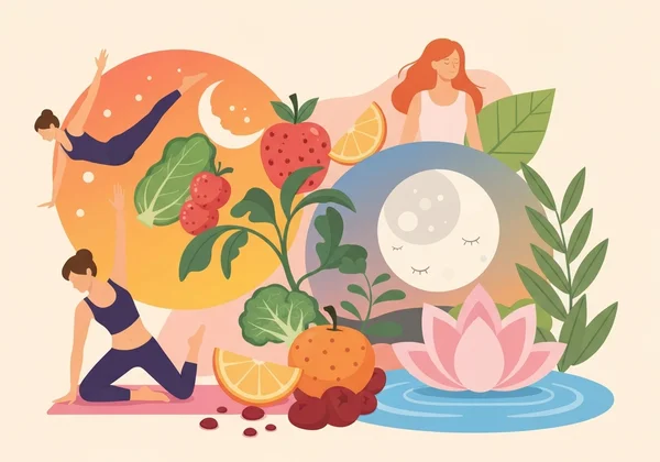 Diverse elements for holistic well-being and mood.